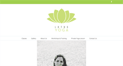 Desktop Screenshot of lotusyogadallas.com